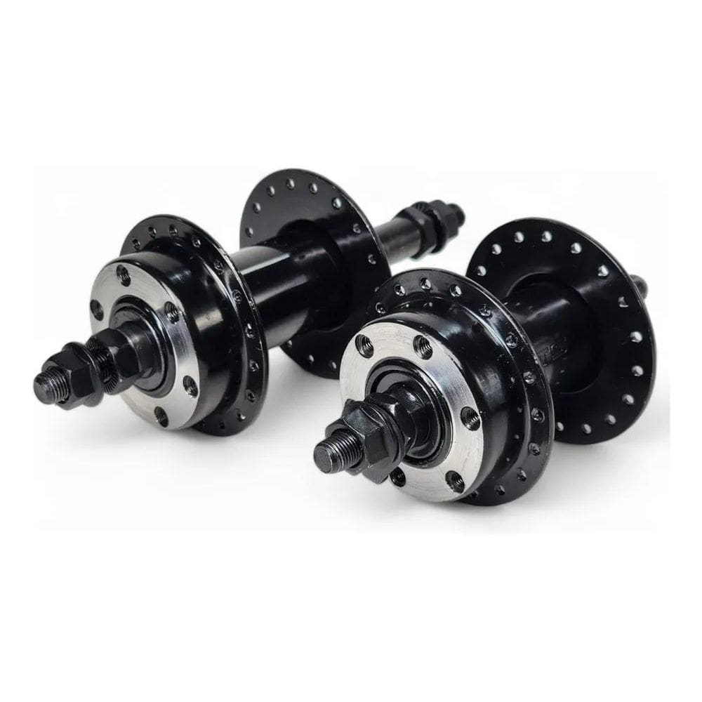 2X Par De Cubos Freio A Disco Aço Rosca 36 Furos Bike Bicicl