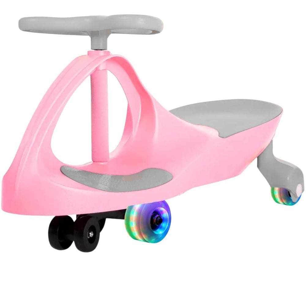 Carrinho Rolimã Zig Zag Car 360 Roda Led Infantil - Castela