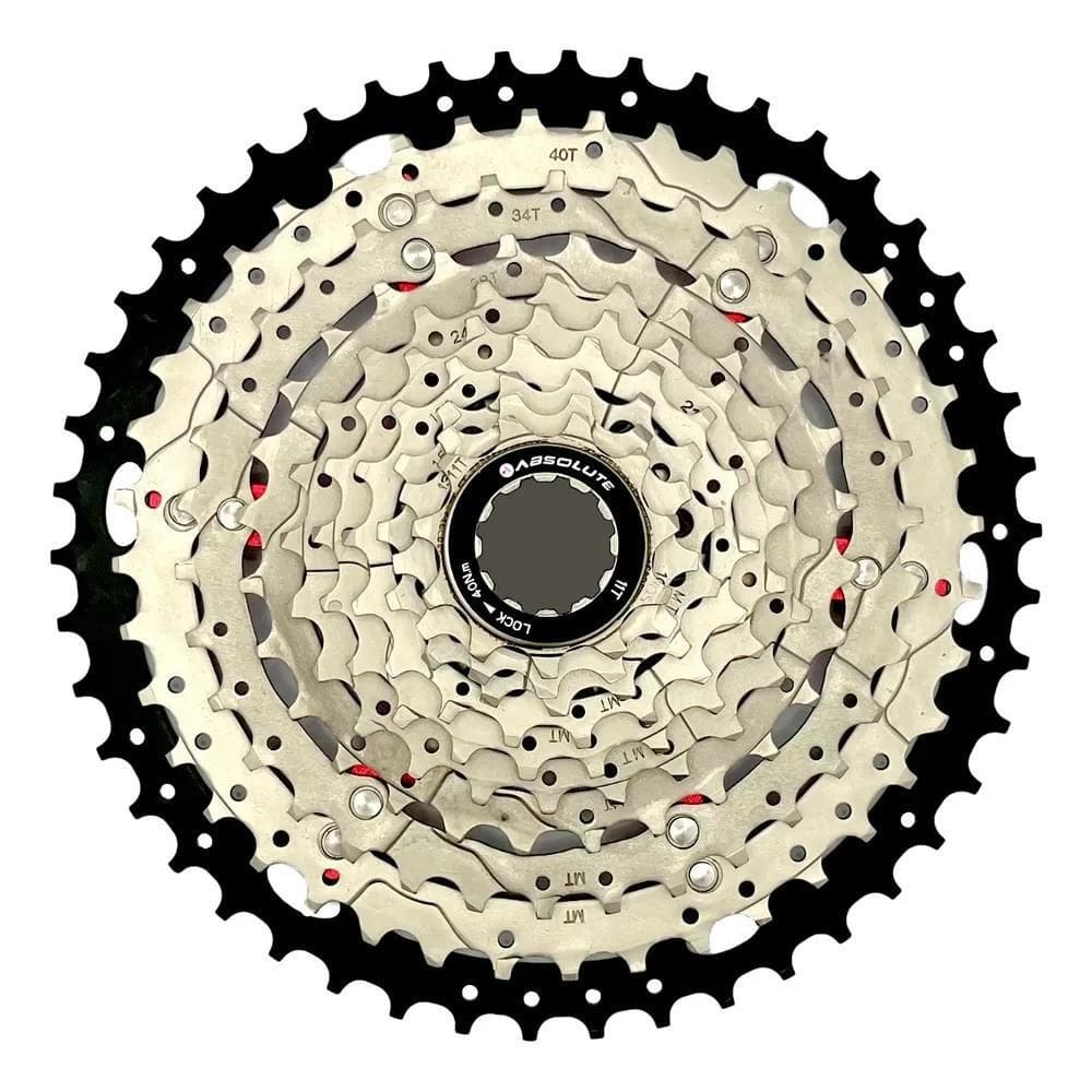 Cassete K7 10V Absolute 11/46D Prata Com Preto 1X10V Mtb Top