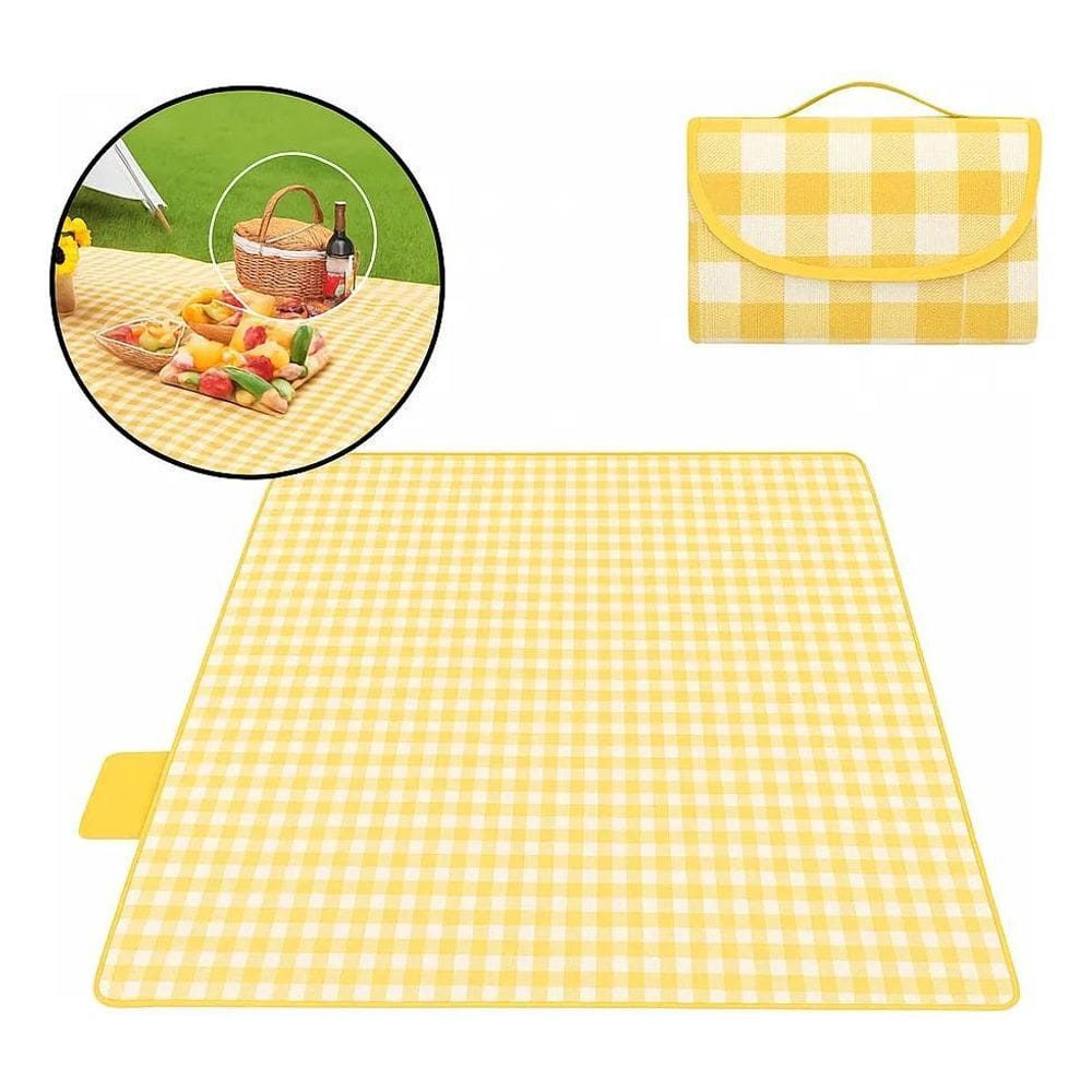 2X Tapete Impermeável Piquenique Praia Grande Toalha Dobráve