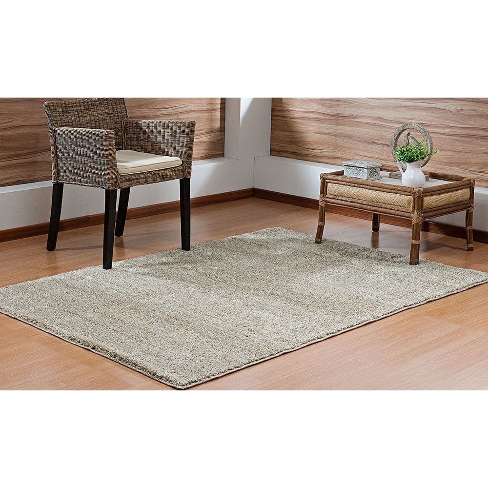 Tapete Classic Para Sala/Quarto 200X250 Oásis -Mescla Bege