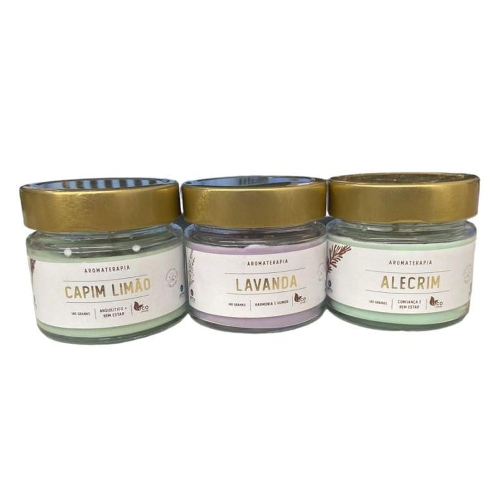 Kit 3 Velas Perfumadas Atria Indiana140G Cada- Escolha Aroma