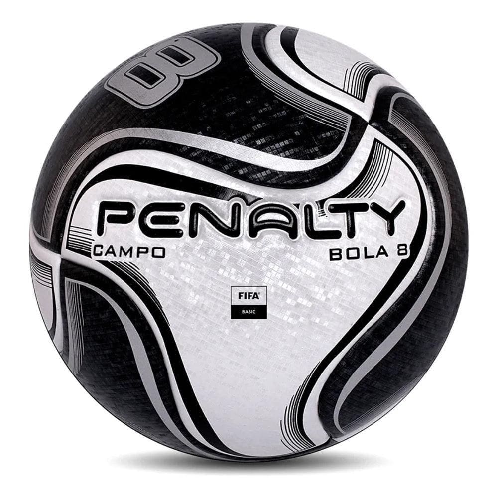 2X Bola Futebol De Campo Bola 8 Penalty Cor Preto