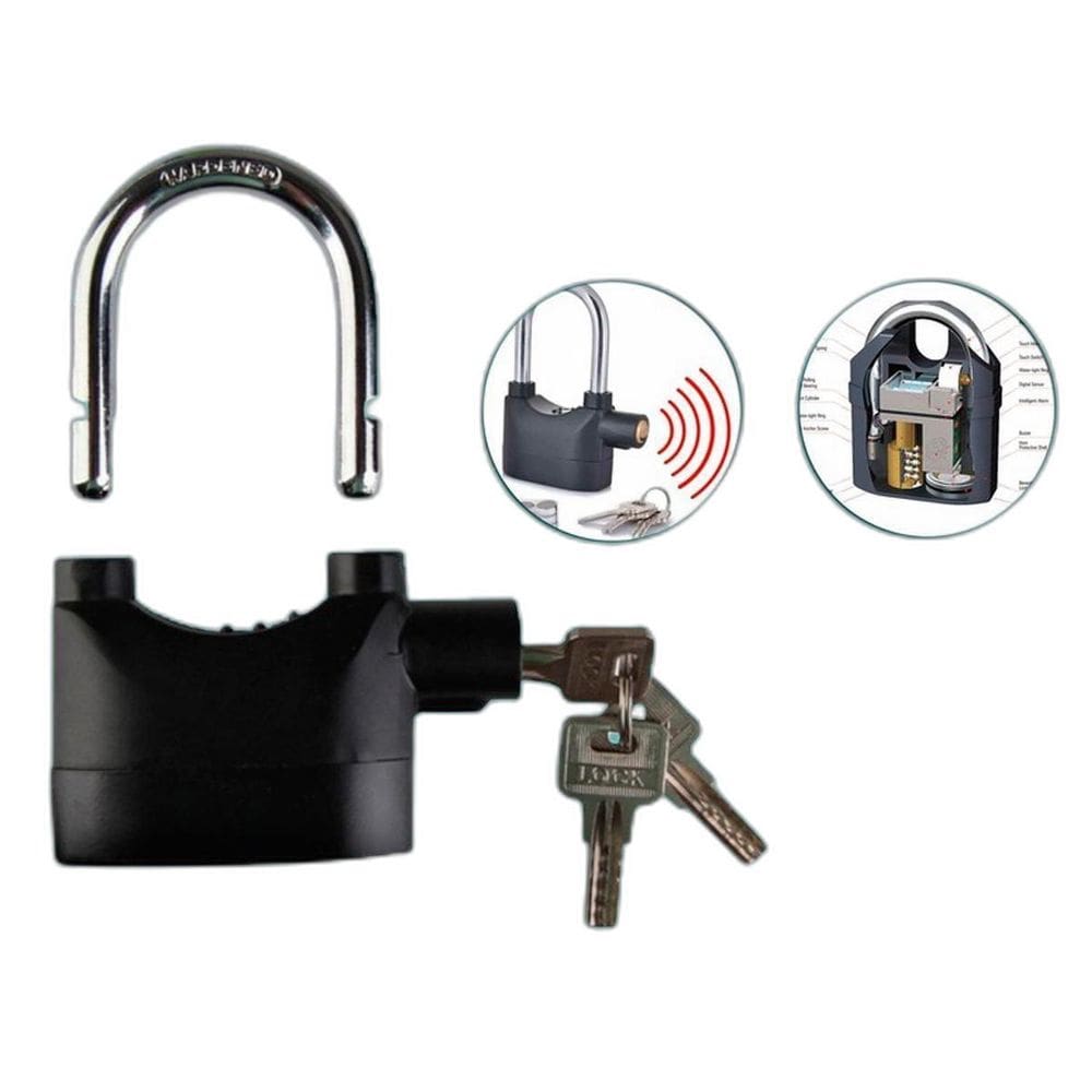 Cadeado Com Alarme Antifurto Resistente Moto E Bike