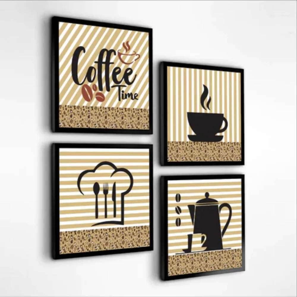 Quadros De Cozinha Decorativos Cantinho Do Café Plaquinha Ys