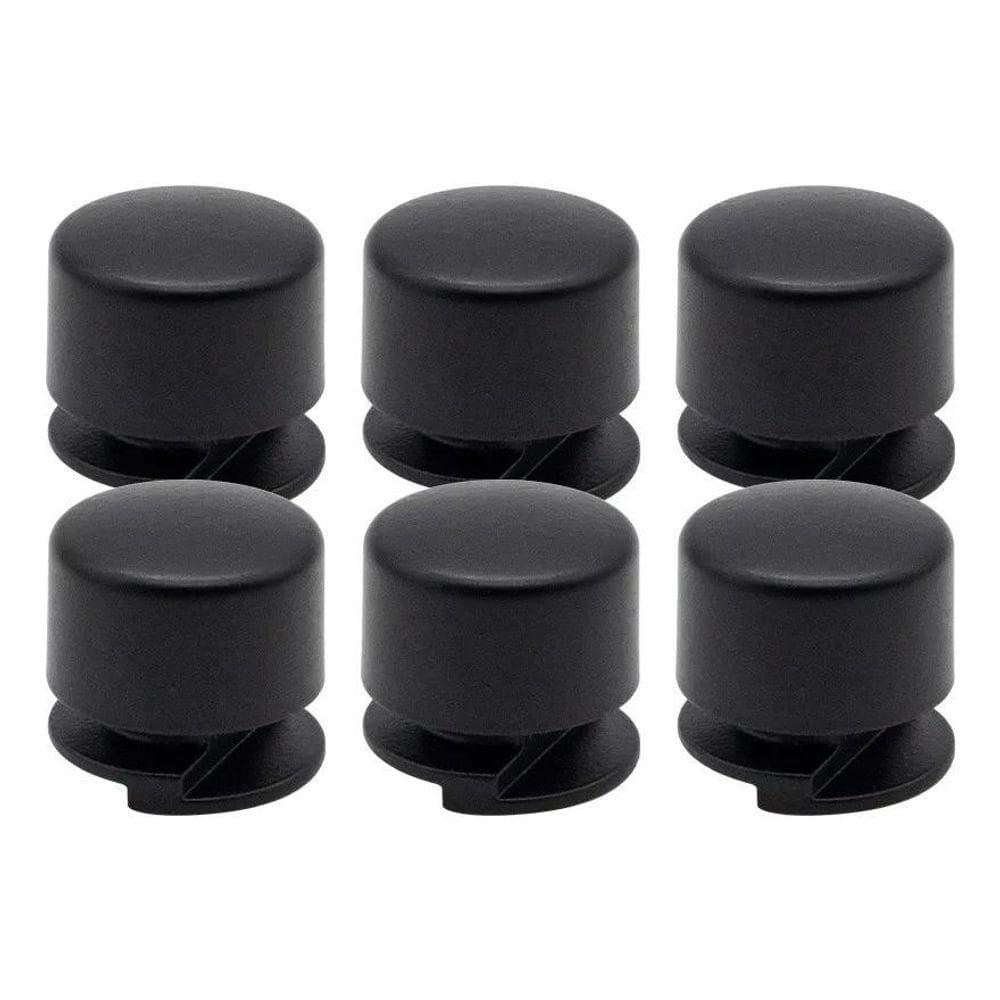 2X Kit 6 Botões Franceses De Suporte Para Vidro Espelho Meta