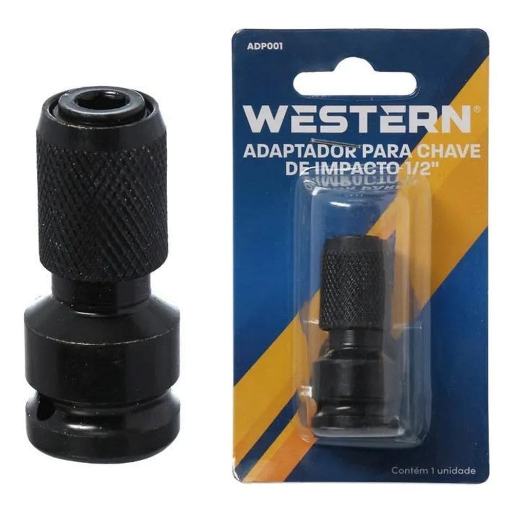 2X Adaptador De Soquete Para Chave Impacto 1/2 Em Bits 1/4