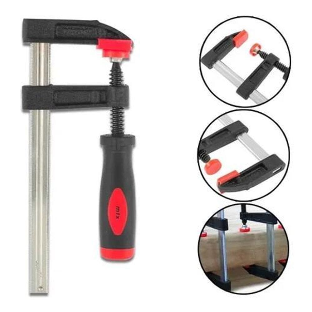 Kit 2 Unidades Grampo Sargento Marceneiro 12Pol 300Mm Tipo F