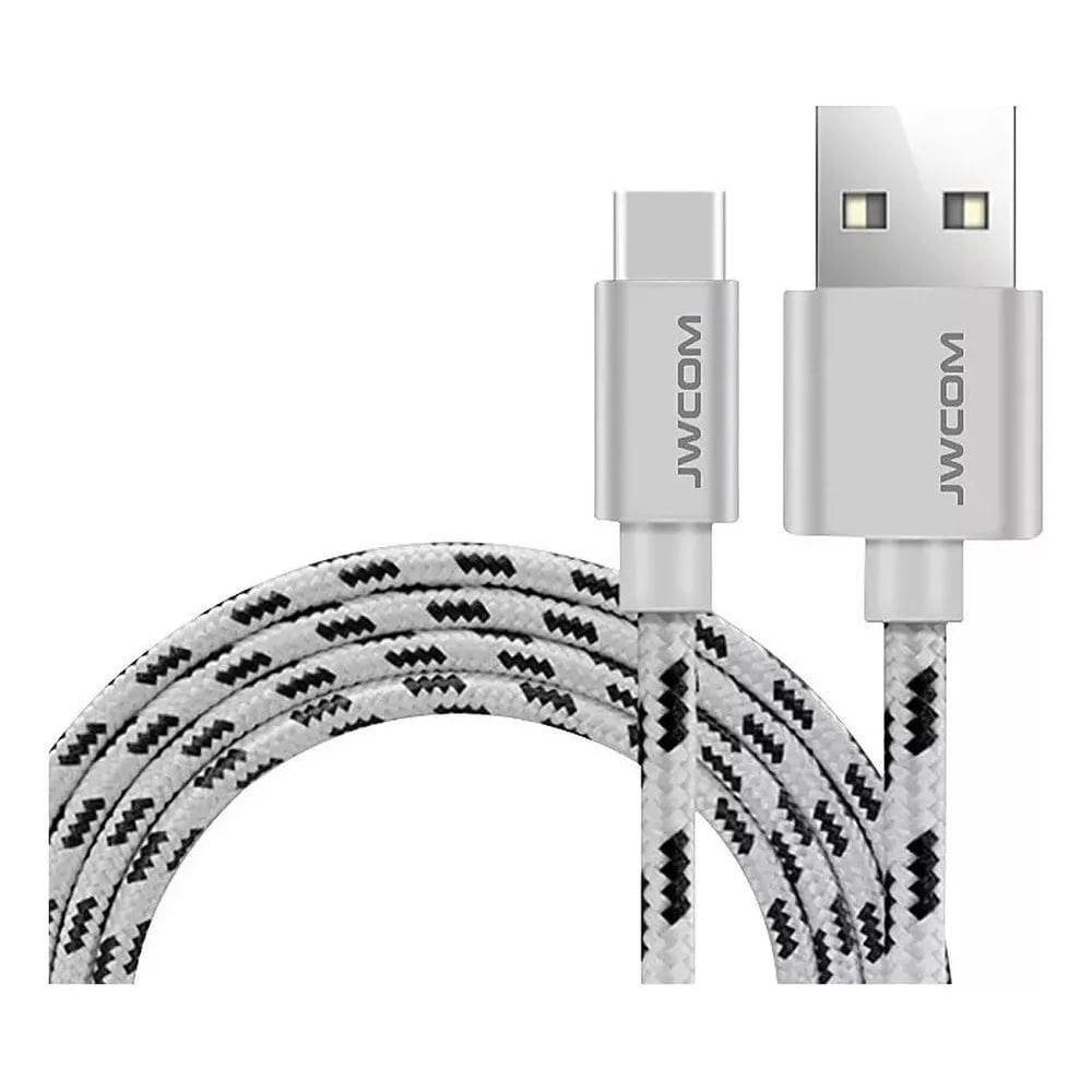 2X Cabo Tipo C Turbo Reforçado Longo Grande 2 Metros Cor Var