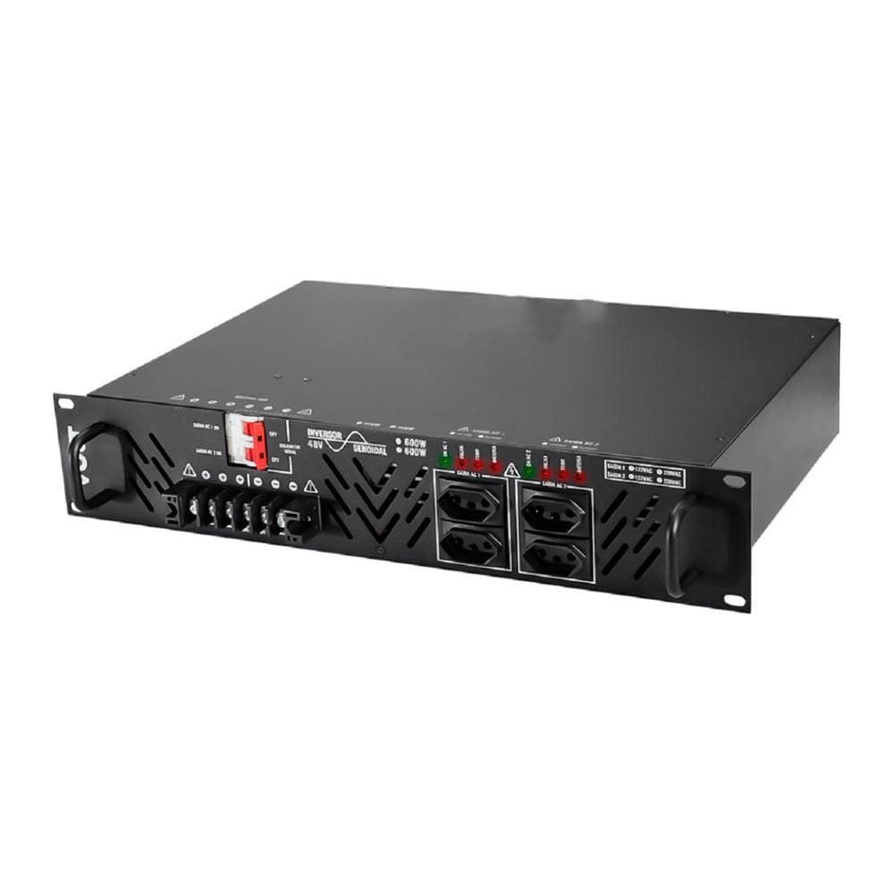 Inversor Senoidal Volt 48 Vdc - 220 Vac 600W, Rack 19 2U