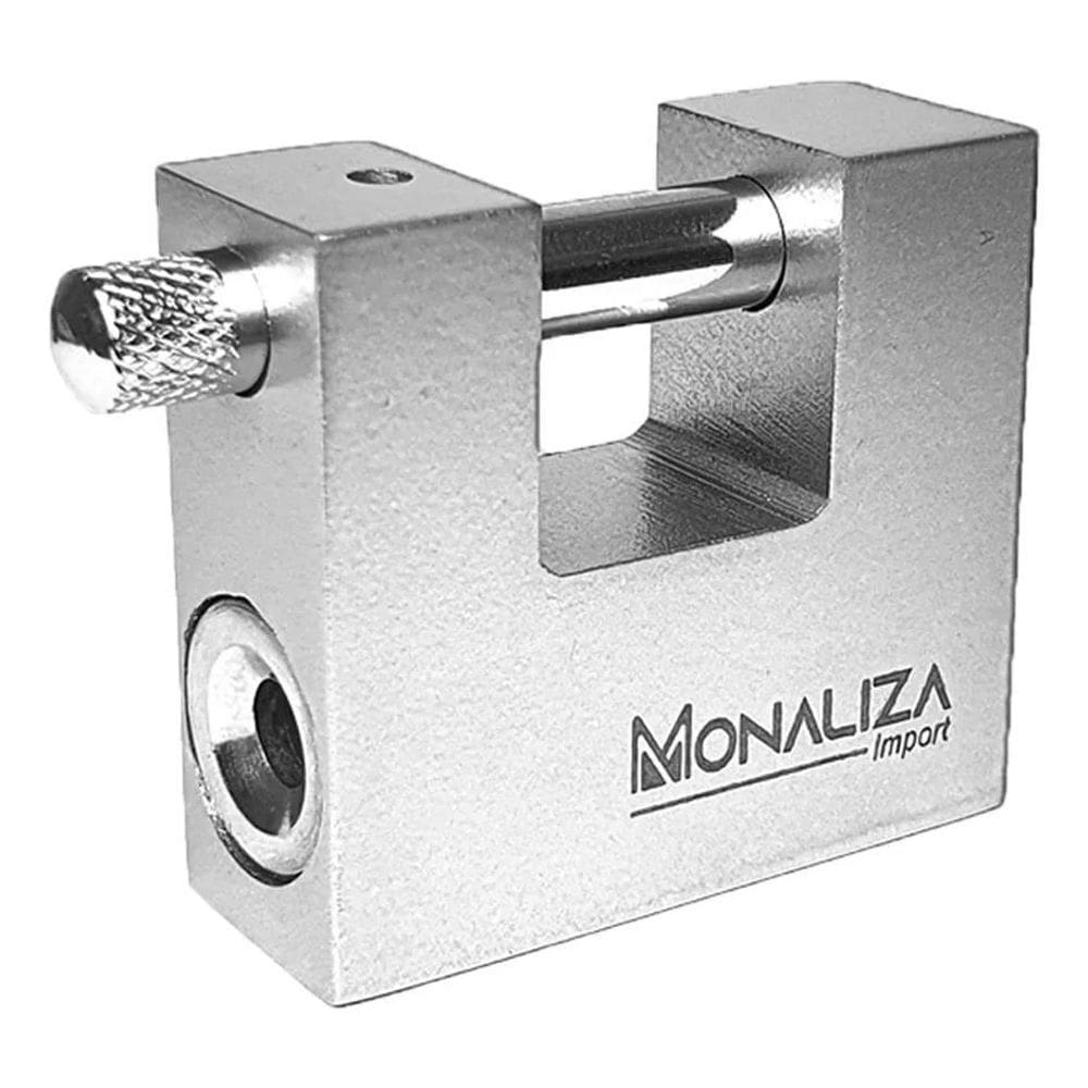 2X Cadeado Alta Segurança Latão 60Mm Inviolável Com 4 Chaves