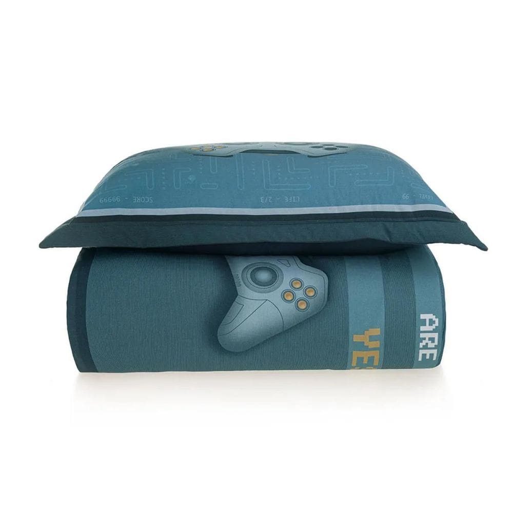 Jogo 2 Peças Colcha Infantil Cobre Leito Solteiro 180X260Cm