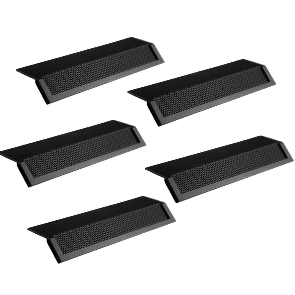 Kit 5 Puxador Moveis Citizen 45 Graus G Preto Fosco Zen