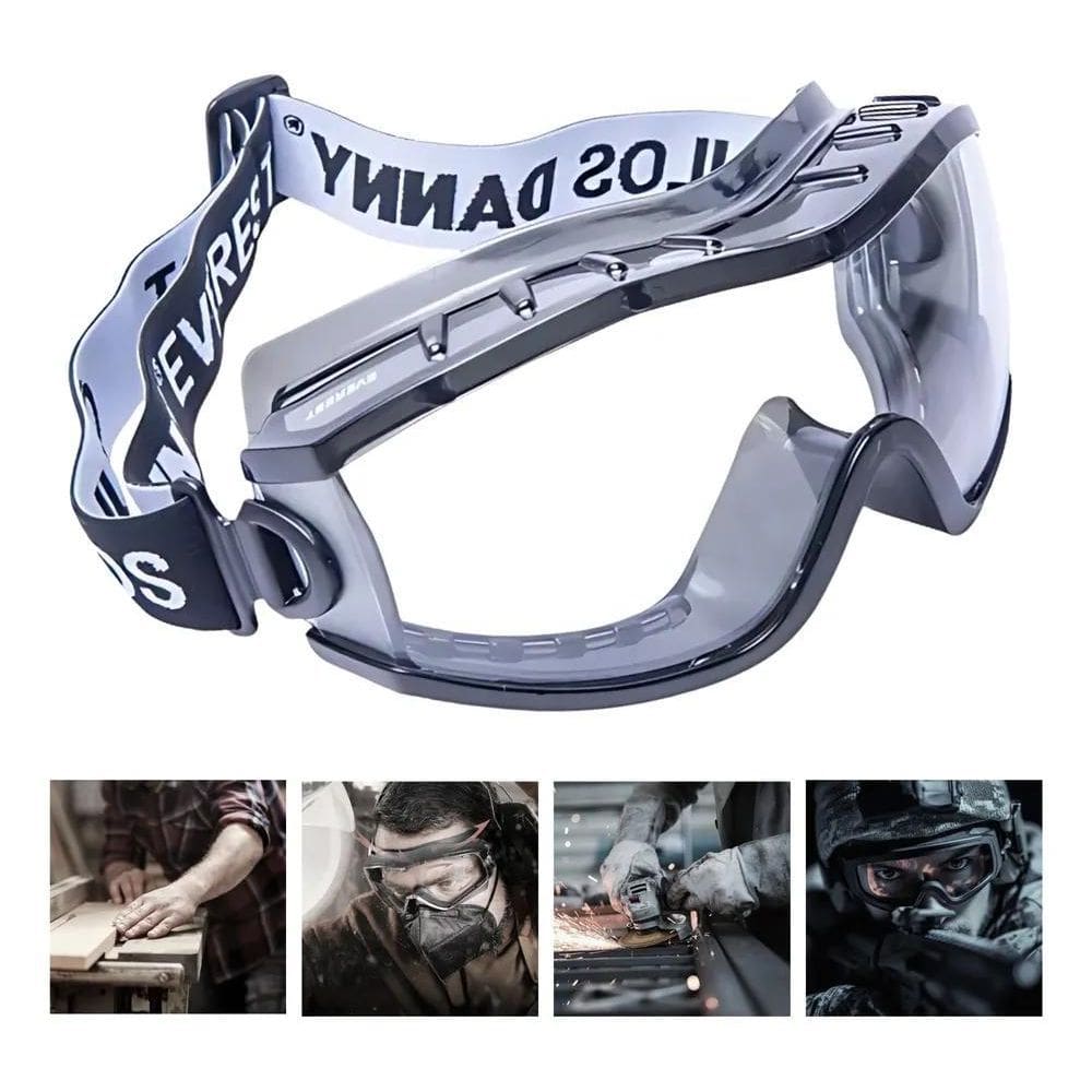 2X Óculos Proteção Seguranca Ampla Visao Epi Everest Ca19628