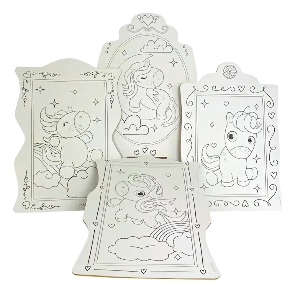 Brinquedo Kit Pintura Infantil Cavalete Avental