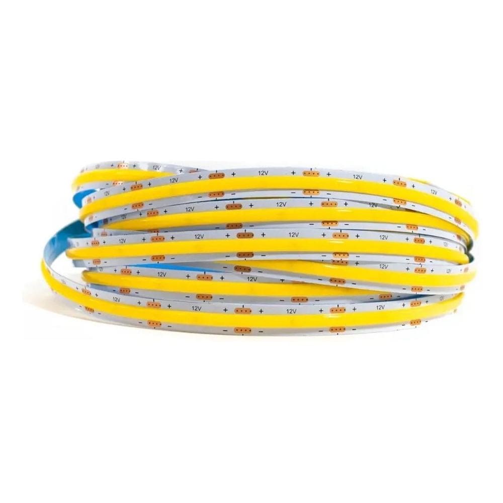 2X Bela Home Fita Led Cob 10W/M 480 Leds Rolo 5 Metros Branc