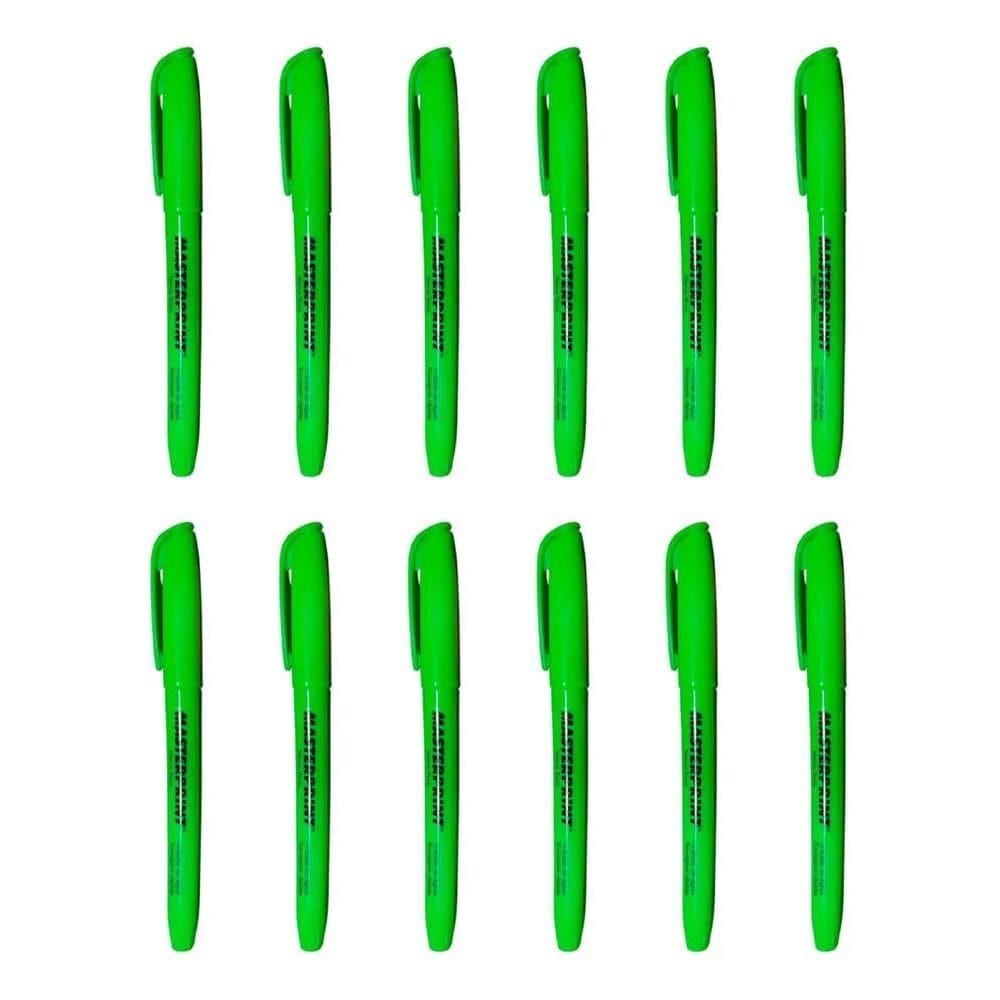 2X 12 Canetas Marca Texto Neon Caixa  Grifar Destacar