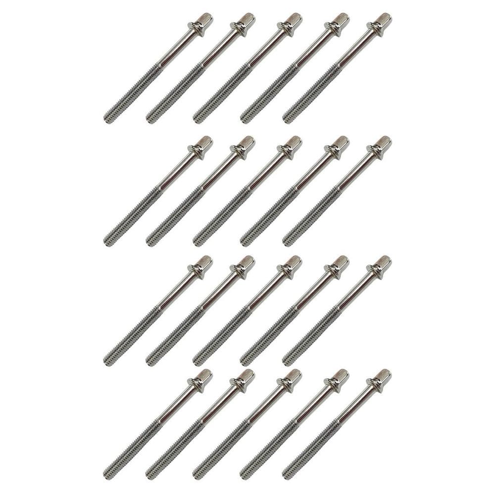 Kit 20 Parafuso Afinação De Bateria 80Mm X 6Mm