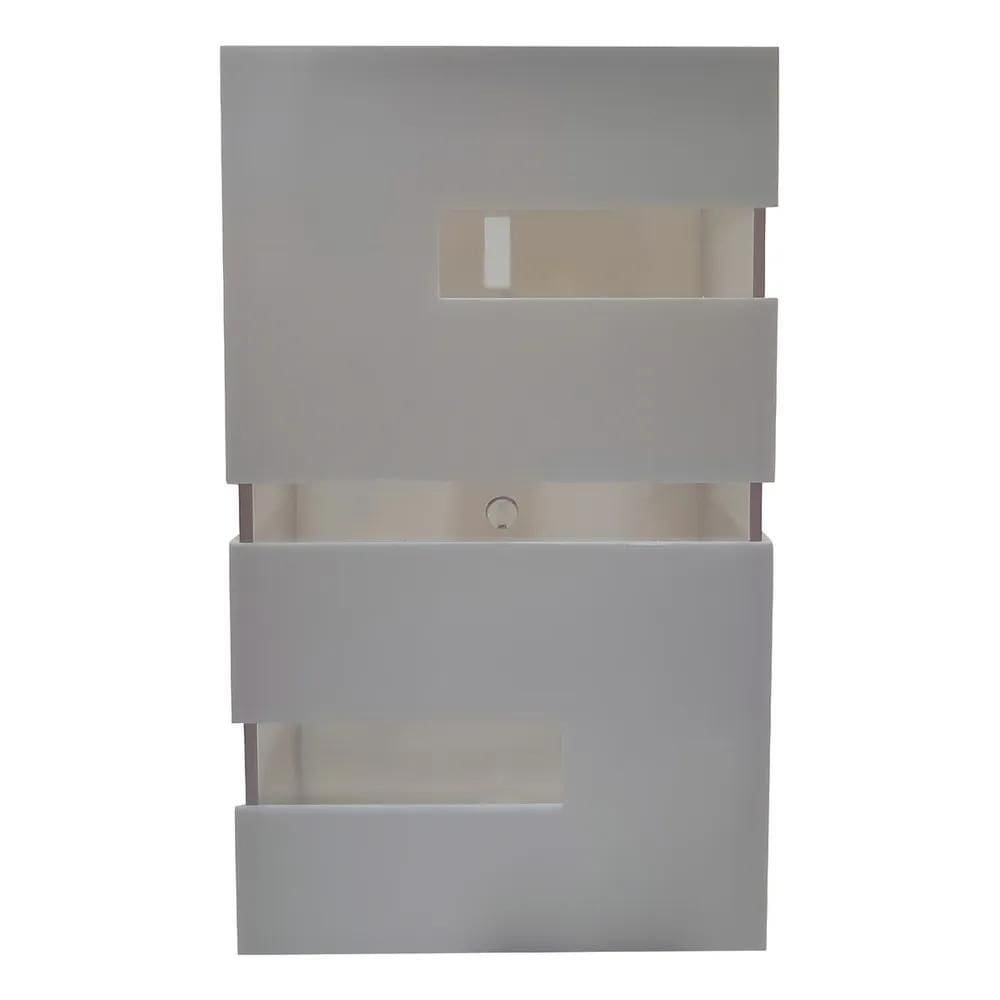 2X Metais Massuia Arandela Massuia Frisada 1 Branco