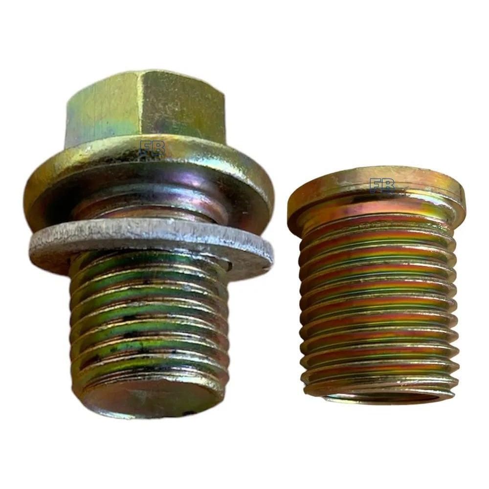 2X Parafuso Bujão Óleo Tampa 12 Mm Titan Fan Bros 125 150 16