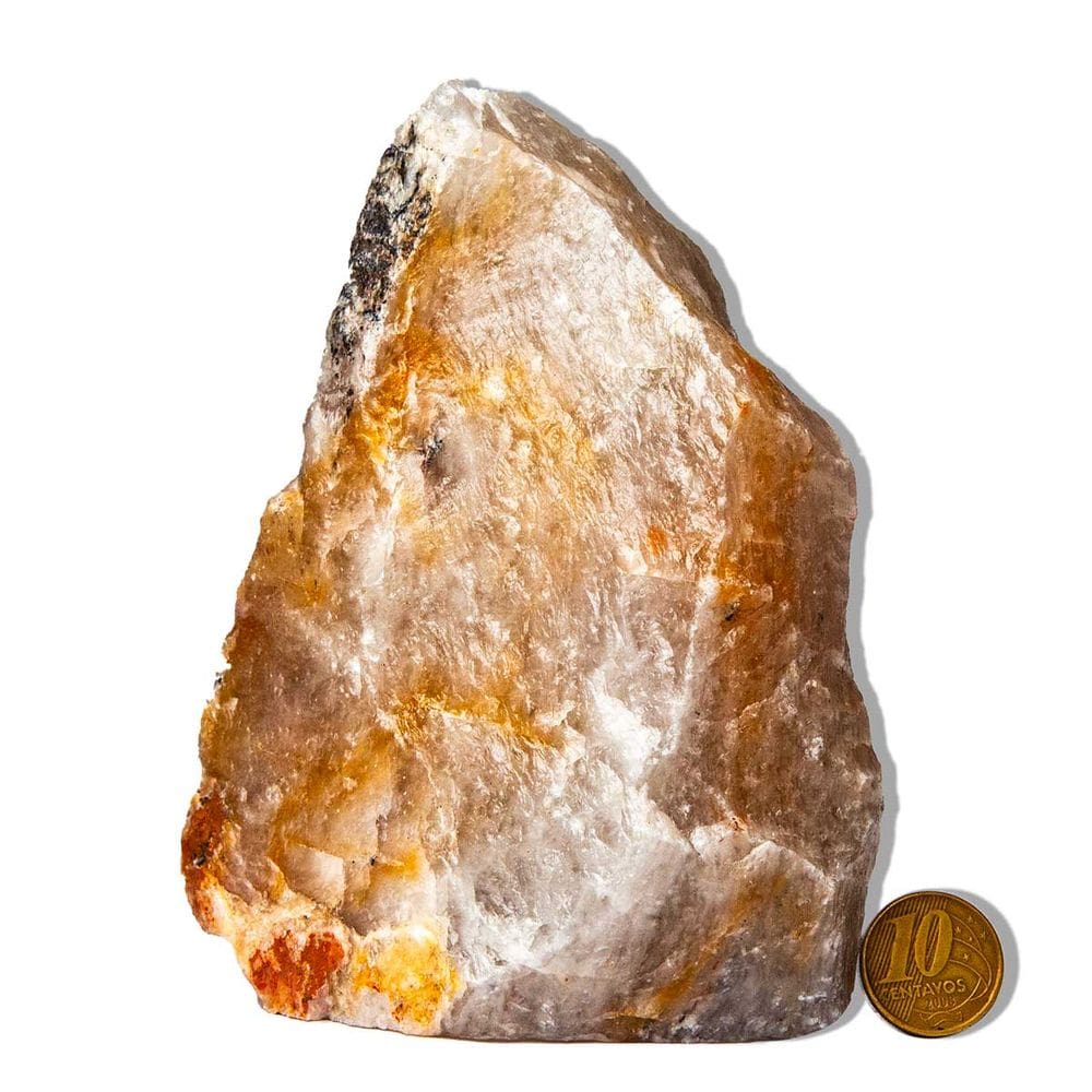 01 Aragonita Raio Laranja Pé Serrado 0,9-1,1kg 12-18cm TipoB