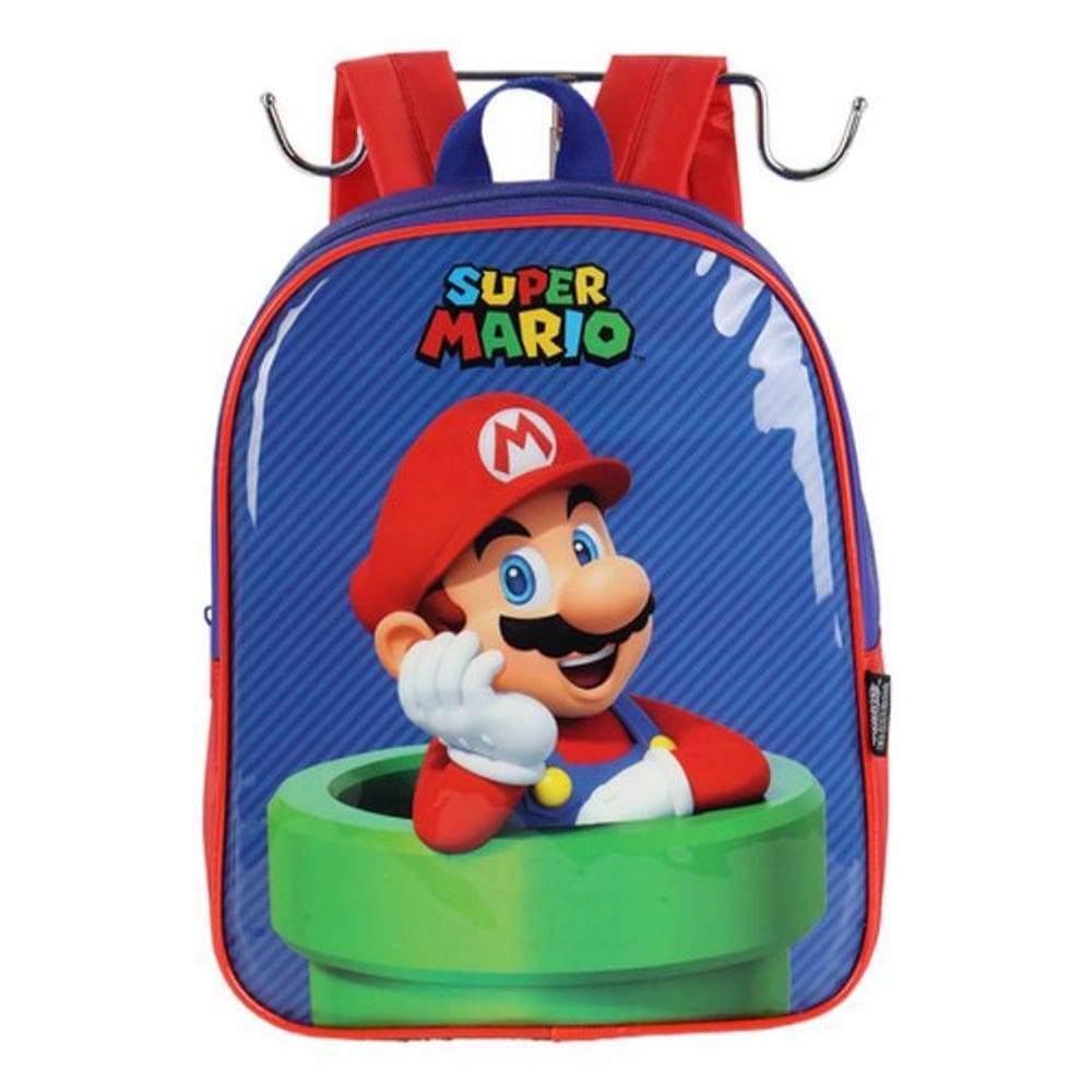 Mochila De Costas Pequena Creche Petit Super Mario