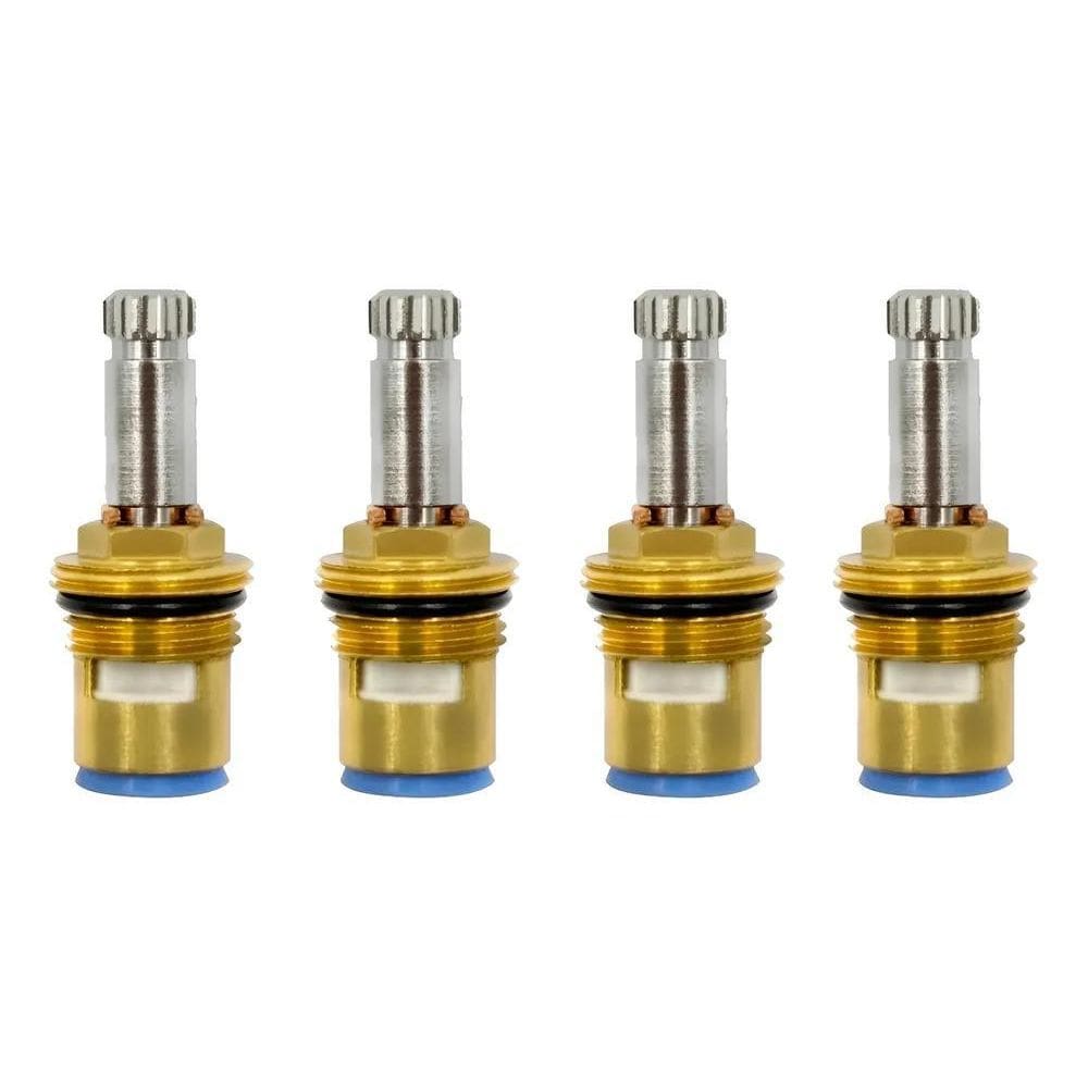 2X Kit 4 Reparo Para Torneira Bancada Ou Parede Metal 1/4 Vo