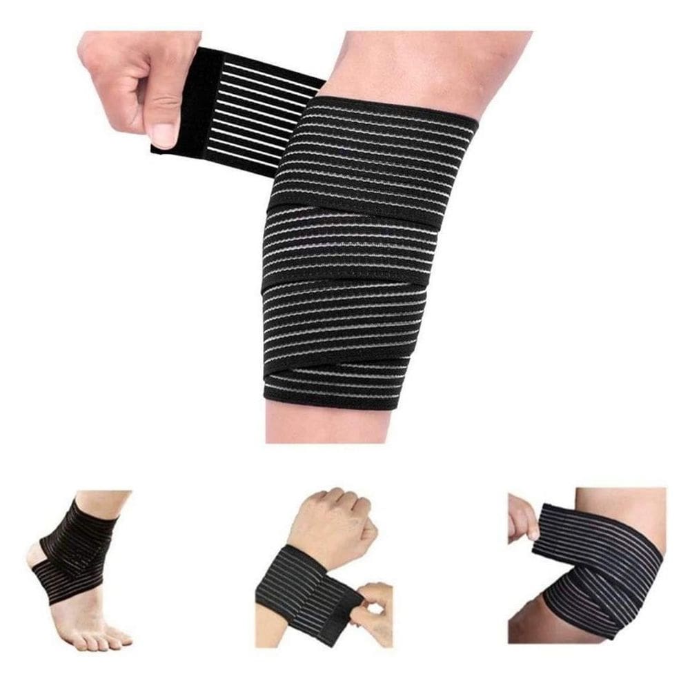 Faixa Elastica Joelho Agachamento Joelheira Para Musculação