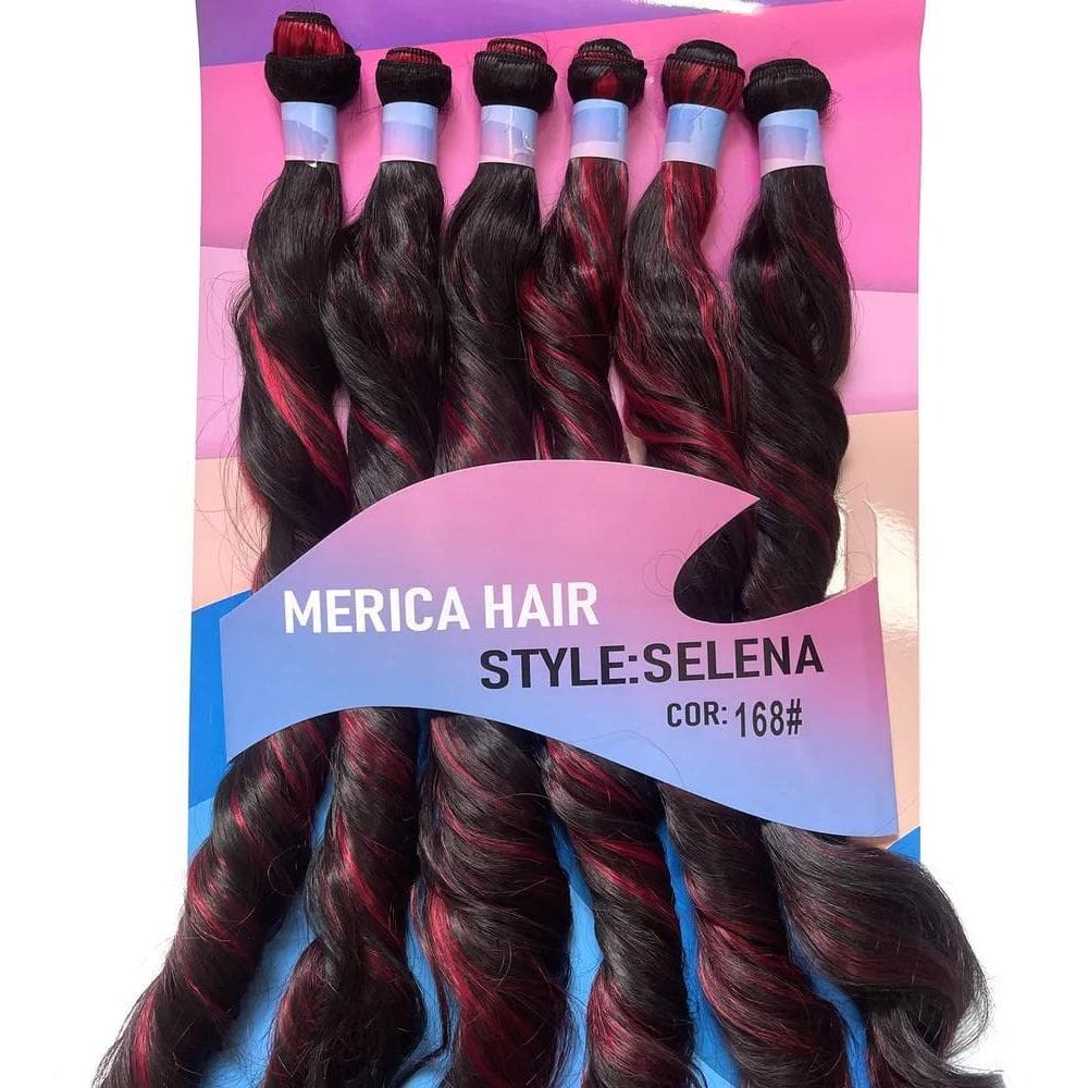 Cabelo 100% Orgânico Ondulado Selena-Merica Hair 300Grs 1Pct