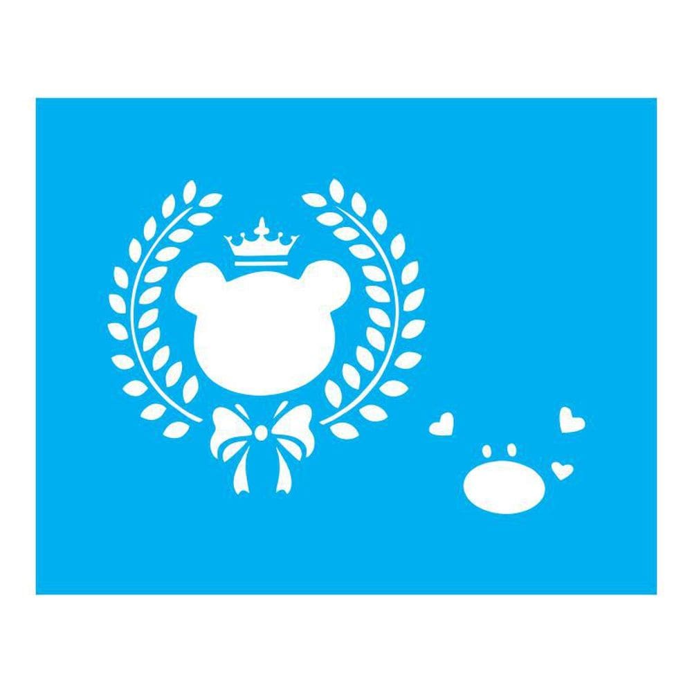 Stencil Tamako Urso - 20X25Cm - Ref B218