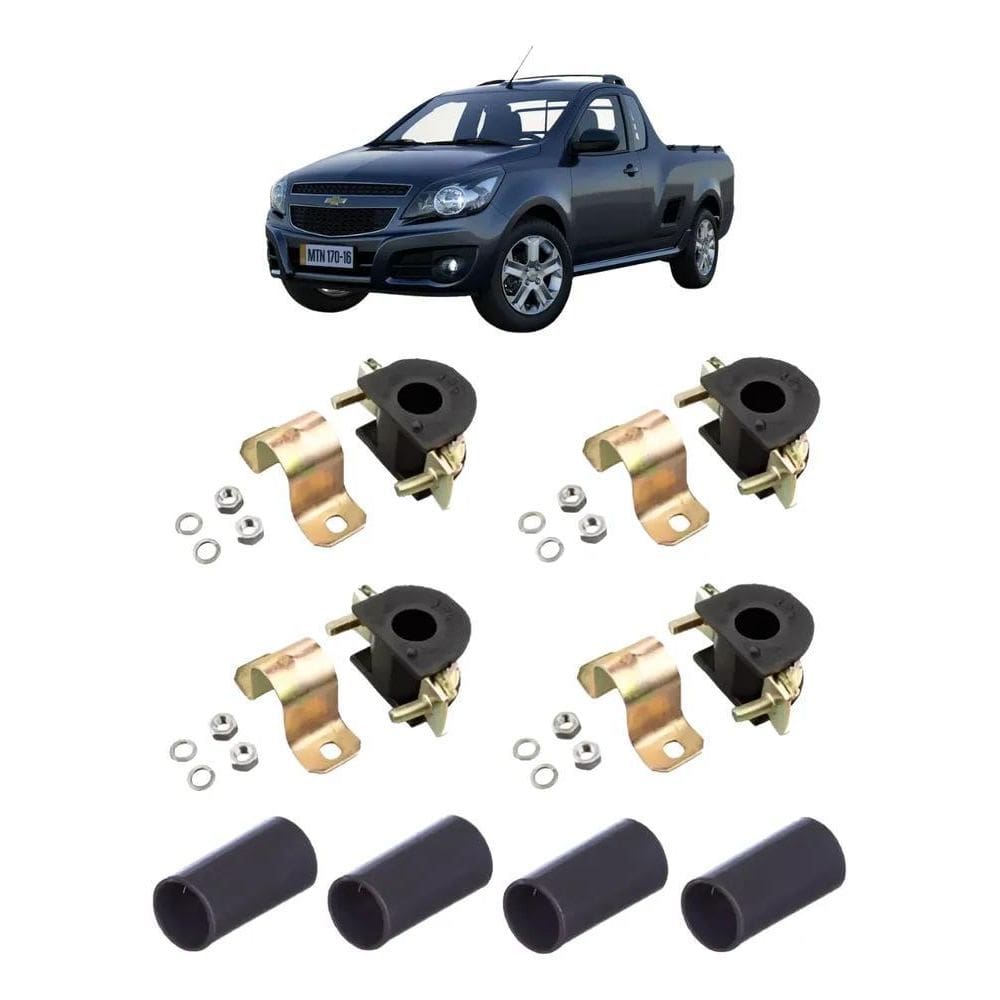 2X Bucha Tudo Isolador Barra Estabilizad Montana 2