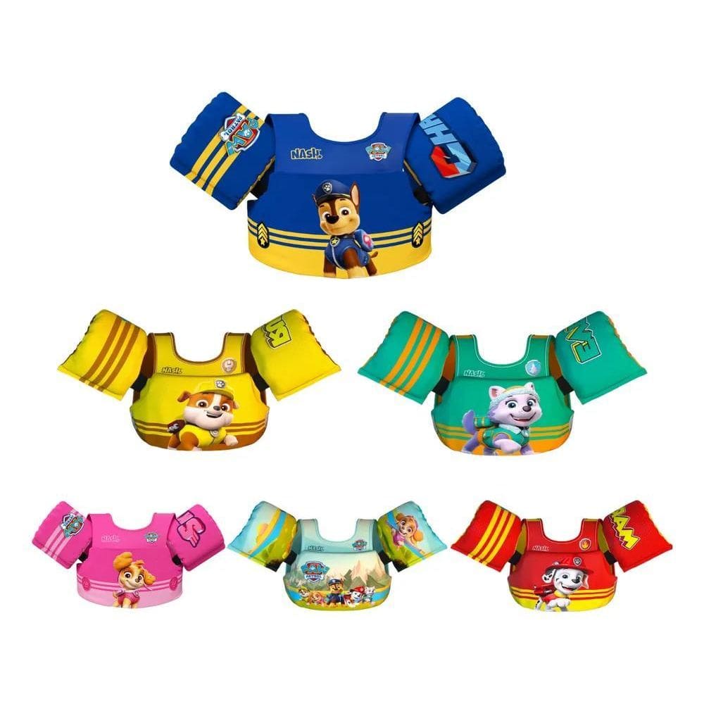 2X Boia Infantil Colete Salva Vidas Patrulha Canina Nash