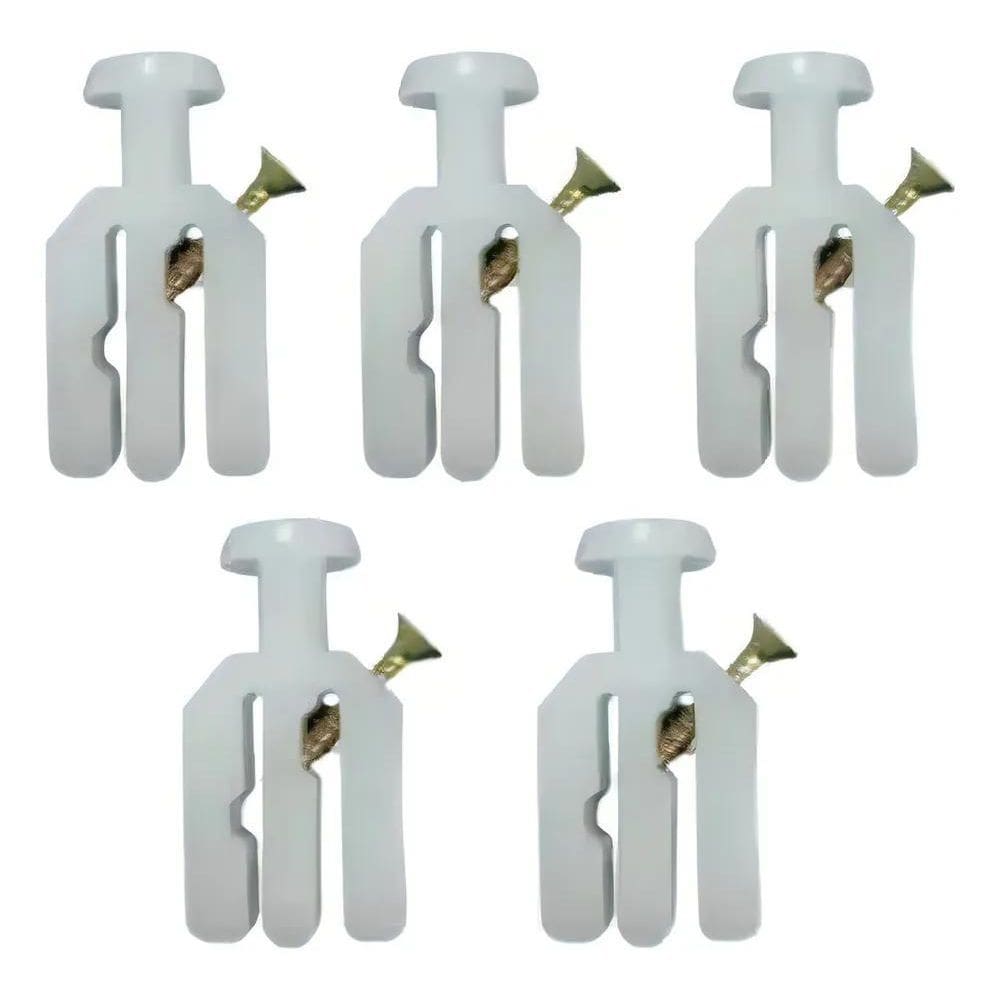 2X Pinos Para Trilho Porta Sanfonada Sustentação De Pvc Kit