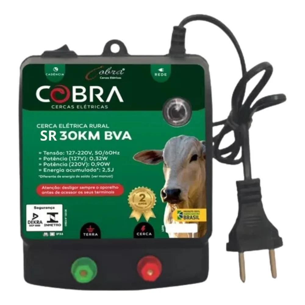 2X Elétrico Cerca Rural 30Km Bivolt - Cob