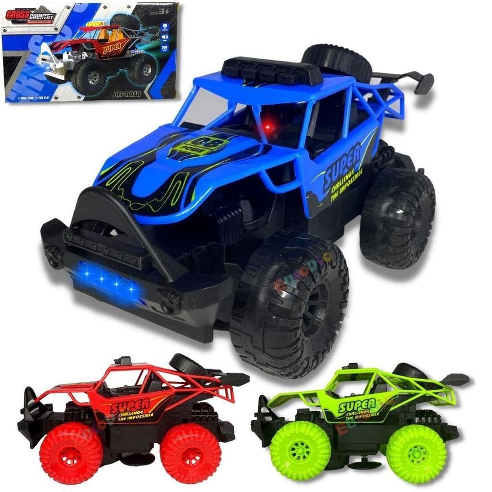 Carrinho De Brinquedo Gira 360º - Azul