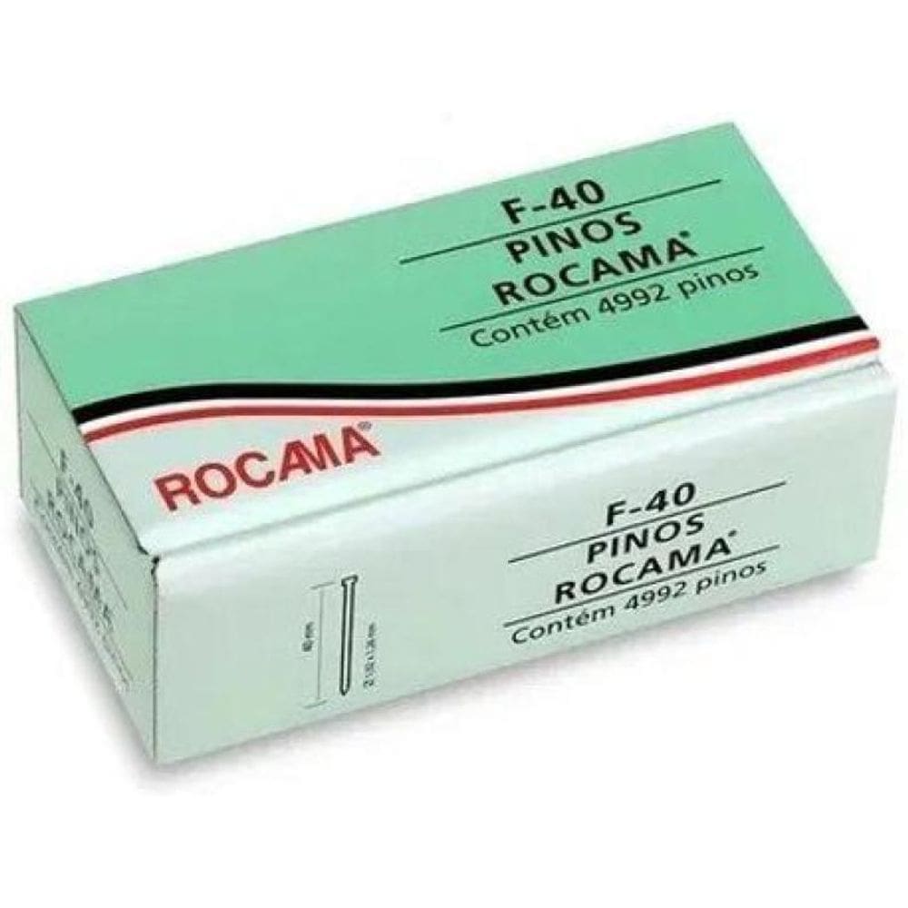 Pinos F-15 Caixa Com 4992 Pinos - Rocama