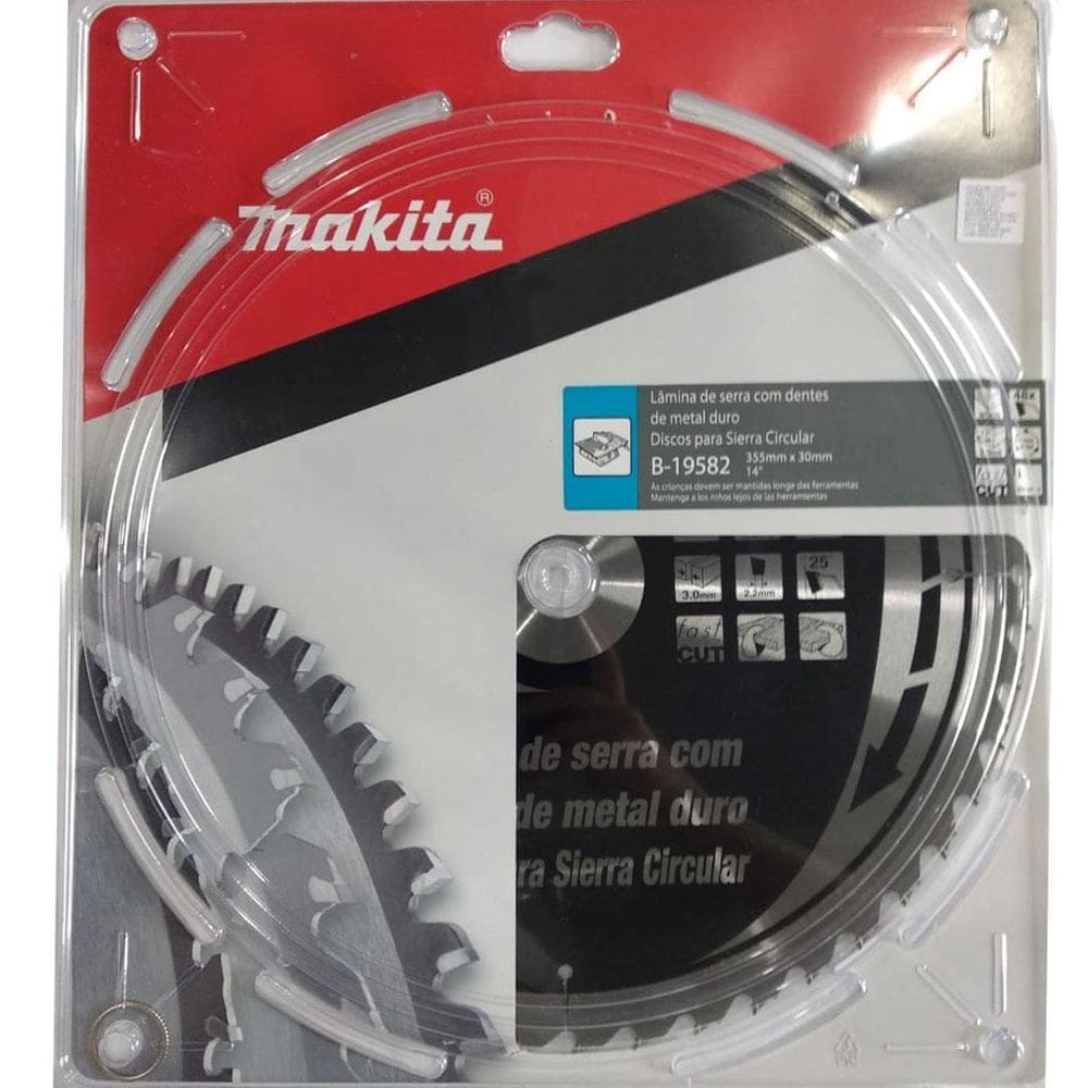 Lâmina De Serra Circular 355Mm 14 48D Tct Makita B-19582