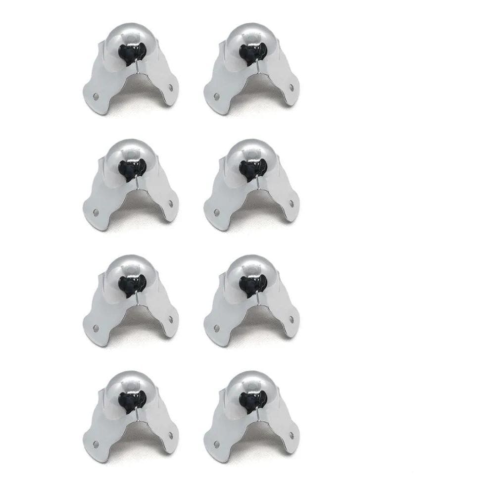 2X Canto Bola Médio Para Case Profissional - Kit 8 Unidades
