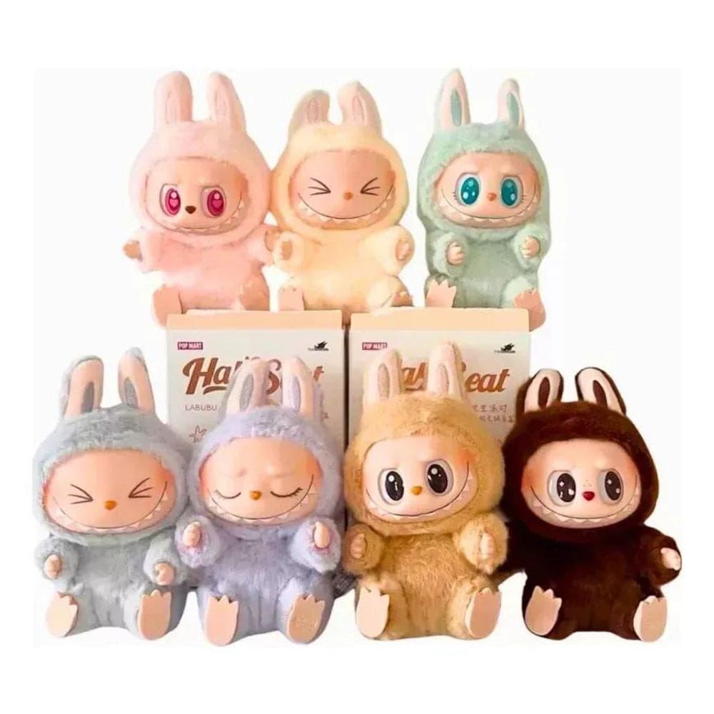 Labubu Boneco Sentado Chaveiro Pelúcia Monstro Surpresa Seat