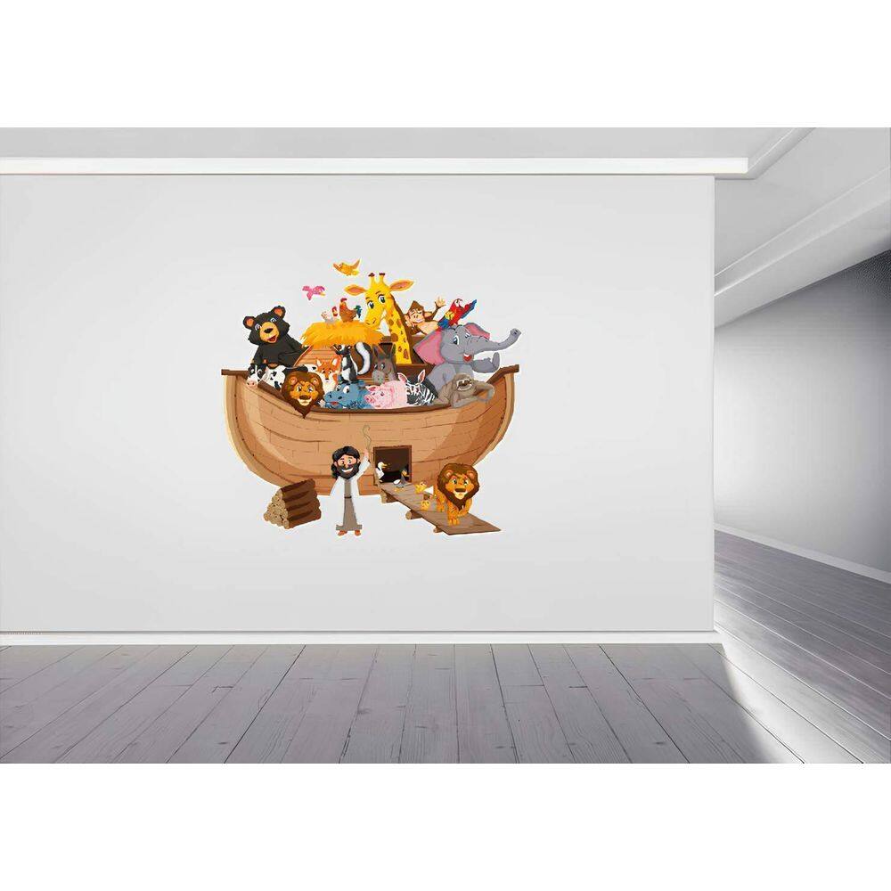 Adesivo De Parede Arca De Noé Mod01
