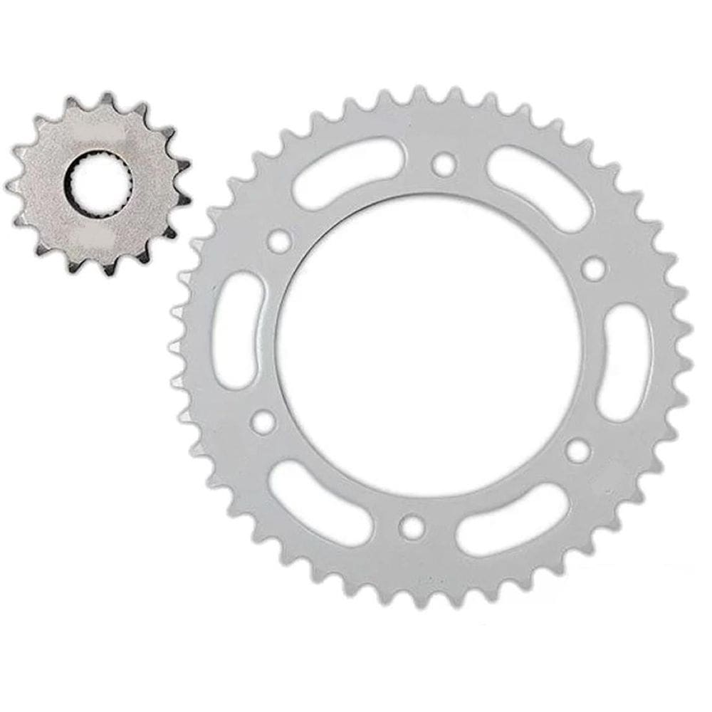 Kit Coroa Pinhão Passo 428 Sem Corrente Fazer 250 Ate 2017