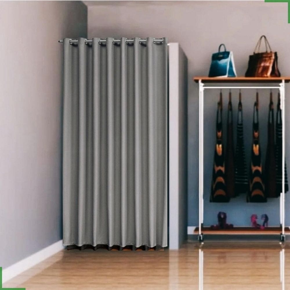 Cortina Para Provador De Loja Tecido Blackout 1,40X2,00