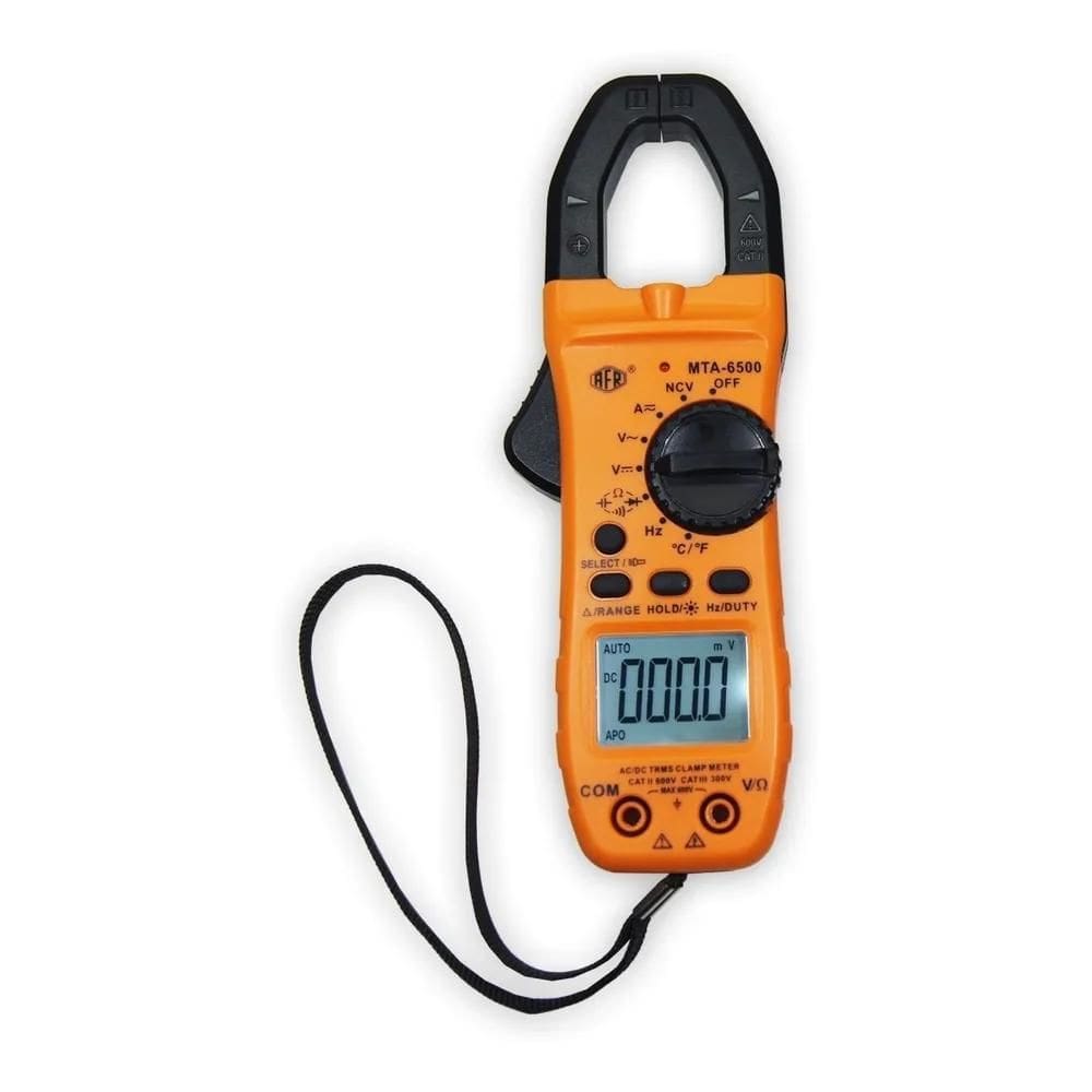Alicate Amperímetro Trms Corrente Contínua Dc/Ac Afr Mta6500