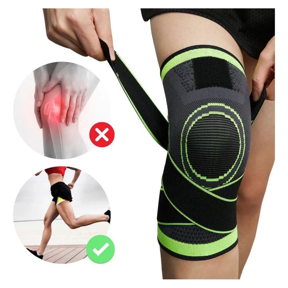 2X Joelheira Ortopedica Tensor Corrida Artrose Compressão