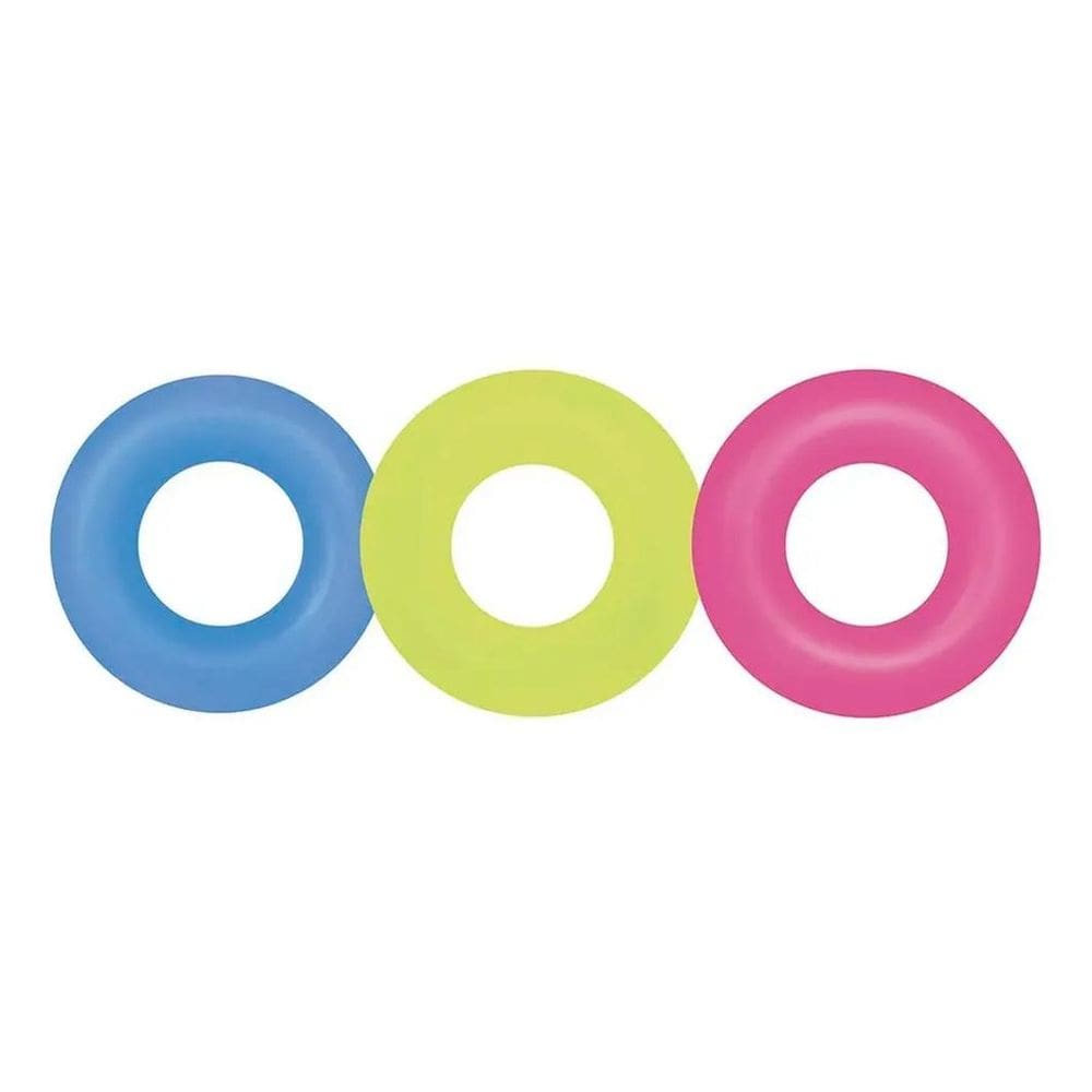 2X Kit3 Boia Inflável Neon Infantil /Adulto ,Piscina,Praia 9