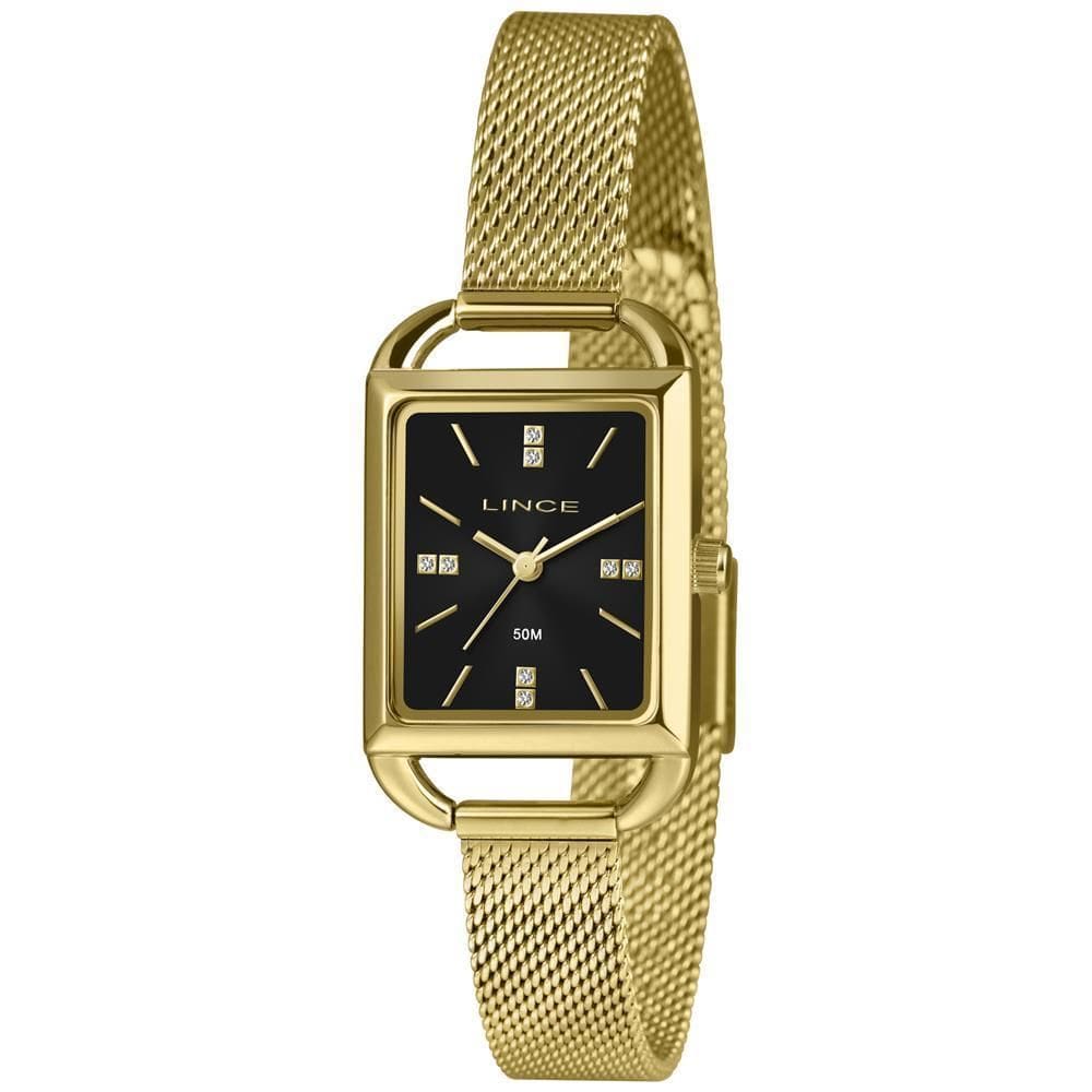 Relógio Lince Feminino Ref: Lqg4790L24 P1Kx Retangular Mesh