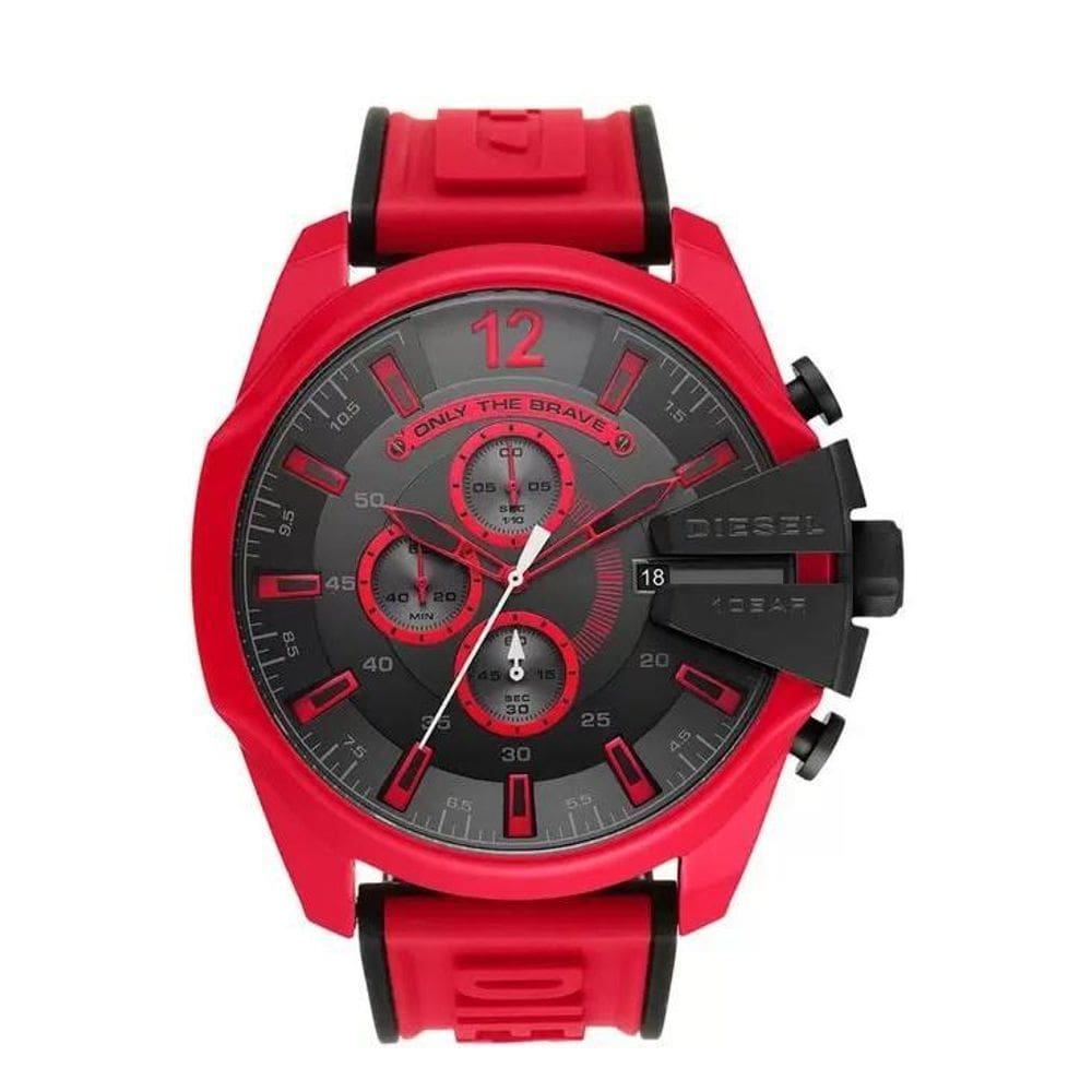 Relógio Masculino Disel Dz4526 Red Confira