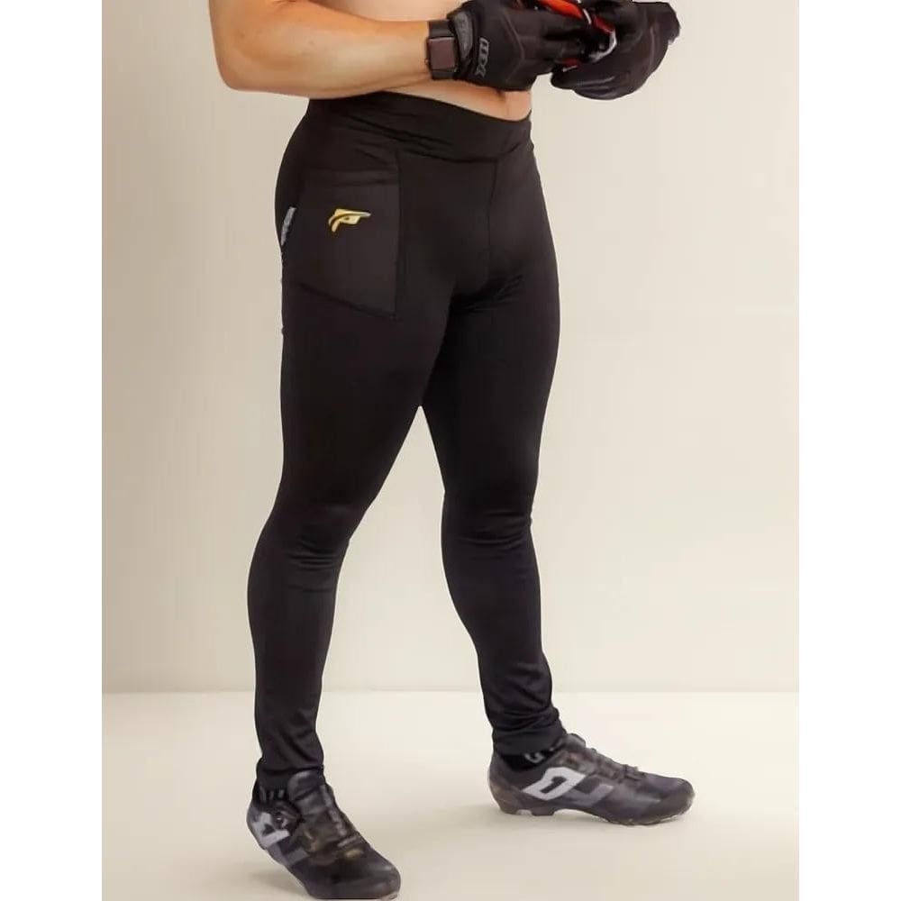 2X Calça Ciclismo Bike Masculina Forro Gel 2 Bolsos Pazani