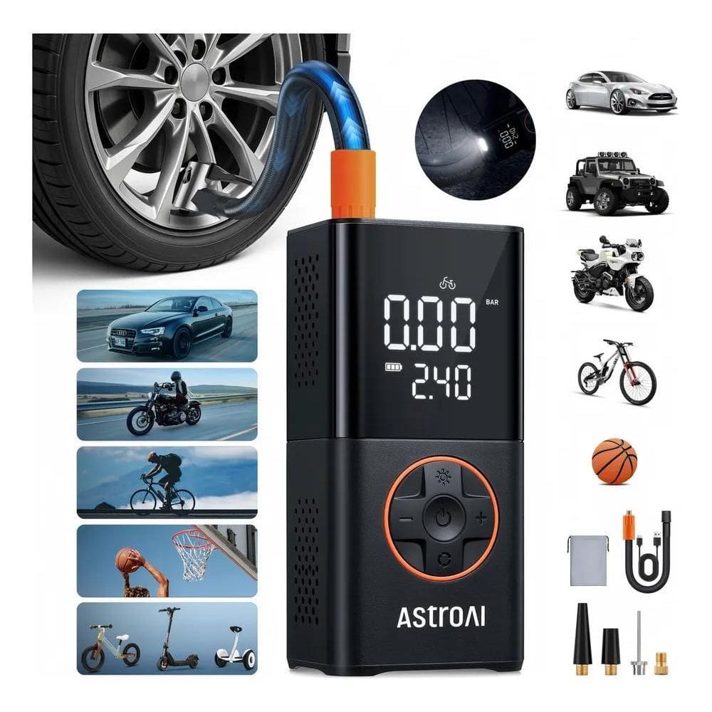 Astroai L7 Pneu Inflator Compressor De Ar Portátil Bomba De