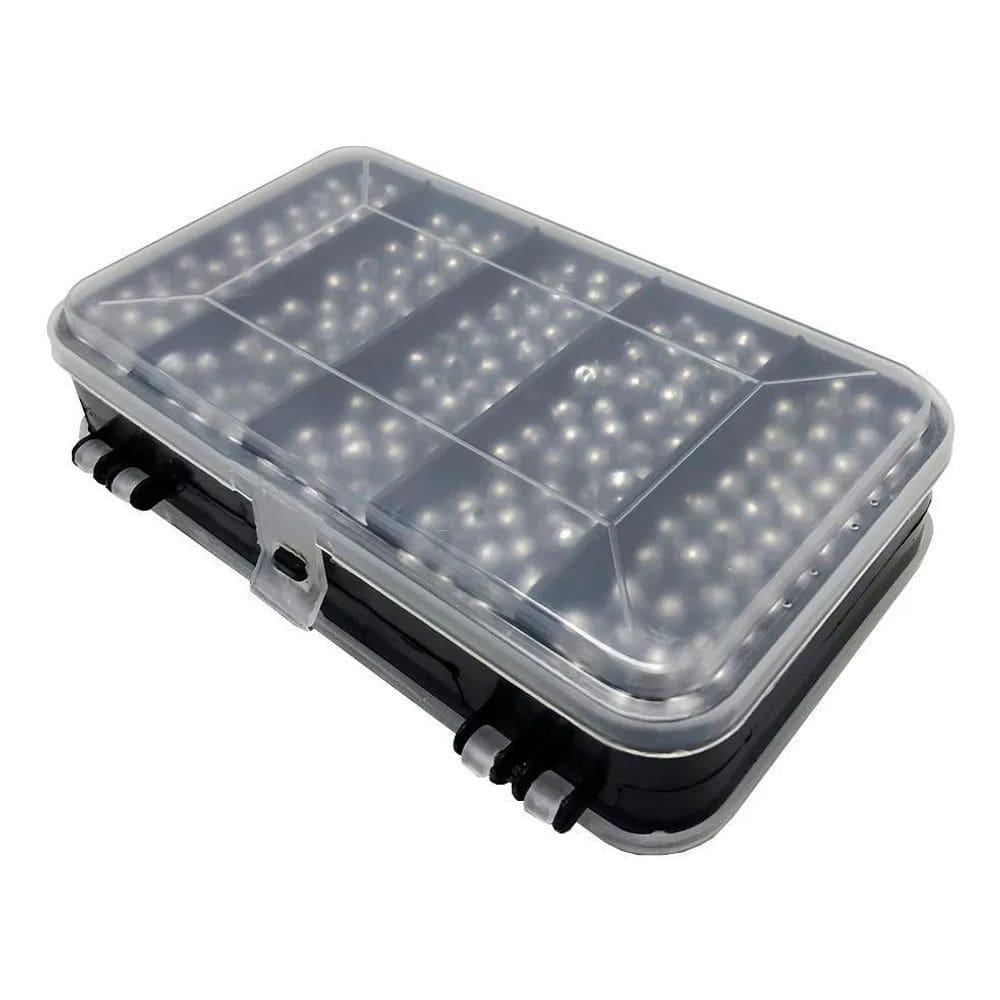 2X Kit Estojo Com Chumbadas Para Pesca 100 Unidades